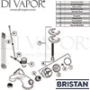 Bristan Club Basin Mixer Waste 4 Litre Flow Limit Tap Spares